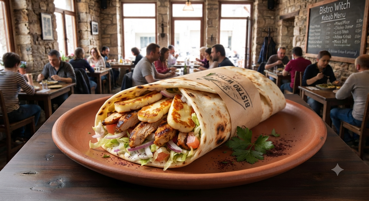 Chicken & Halloumi Wrap